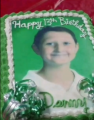 Daniel's 13th birthday party cake