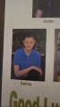 Photo of Danny Boy in Sobesky Academy’s yearbook.